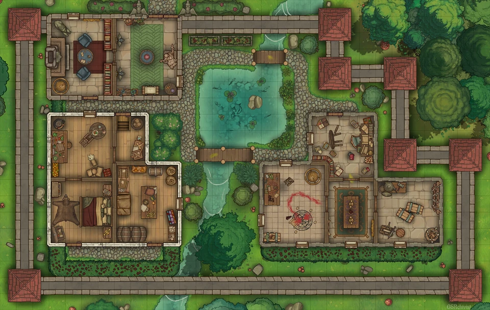 Dungeondraft map of Quest 7 of Heroquest